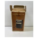 Lafayette 17-02562L solid state am fm radio in box