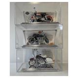MAISTO Harley Davidson Motorcycles Lot of 3