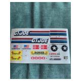 GI Joe Decal Stickers 1988 Hasbro
