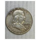 1958  Franklin Silver Half Dollar