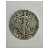 1941 S Walking Liberty Silver Half Dollar