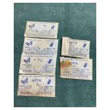 4 Sealed & 2 Bags Partial of ASTA Brand English