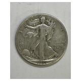 1939 Walking Liberty Silver Half Dollar