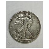 1945 Walking Liberty Silver Half Dollar