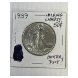 1939 Liberty Walker 50cent High Grade