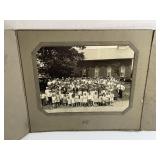 Antique Large 1920s Photo Group With Model T Cars