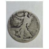 1918 Walking Liberty Silver Half Dollar