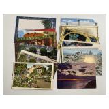 Lot of 20 Mixed Date Vintage Postcards