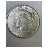 1923 D  Peace Silver Dollar