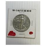 1941 MS 60Liberty Walker 50cent High Grade