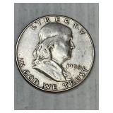 1950 Franklin Silver Half Dollar