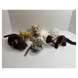 Large Lot of Beanie Babies Plush Toys