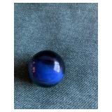 Blue-Black Shooter Marble 1"