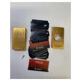 Vintage "Gillette" Gold Tone Blade Dispenser