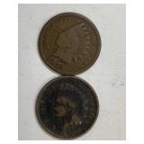 1890 & 1891 Indian Cents