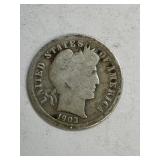1903 O Barber Silver Dime