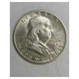 1949 D  BU Franklin Silver Half Dollar