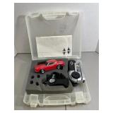 Small Red R/C Chevy Camaro Race Car In Case