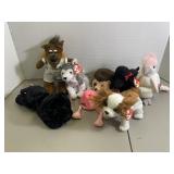 Lot of Vintage Beanie Babies Stuffed Animals