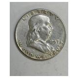 1957 Franklin Silver Half Dollar