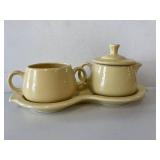 Fiestaware 3pc Creamer & Sugar Set