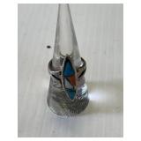 Turquoise ring possible sterling