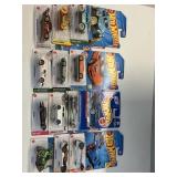12-Hot Wheels Cars