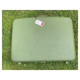 Antique Suitcase 1960s Green In Color