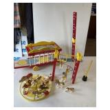 Vintage Fisher Price Wood Circus Wagon