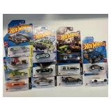 12-Hot Wheels Cars