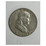 1963 D Franklin Silver Half Dollar