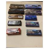 10 Different-sized Pocket Knives