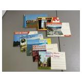 Lot of 8 Postcard Folders