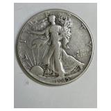 1945 Walking Liberty Silver Half Dollar