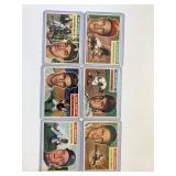 Lot 6 1956 Topps Baseball