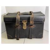 Antique Late 1800s Doctors Leather Bag