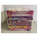 Lot of 12 Barbie Movie DVDs