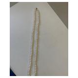 Pearl Necklace 14K Clasp