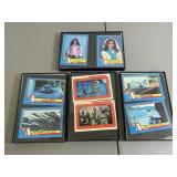 6 Vintage A-Team Framed Cards