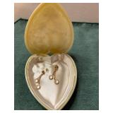 Earrings in Heart Case