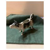 Vintage Black and White Porcelain Cow Creamer