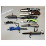 Bag of 9 Knives 9x per bag