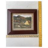 Fall Farm Framed Picture