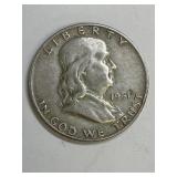 1951 D  BU Franklin Silver Half Dollar