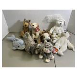 Vintage Lot of Beanie Babies Stuffed Animals