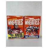 2-Cereal Boxes 1992 NFL Champion Redskins Joe
