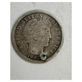 1902 O Barber Silver Dime