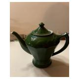 Dark Green China Server Tea Pot - Fraunfelter #37