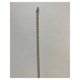 Silver Tennis Bracelet Marked 925
