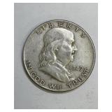 1949  Franklin Silver Half Dollar